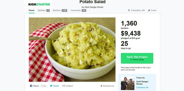 Kickstarter  financez une salade de patates_1