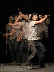 rick_Les héros de The Walking Dead prennent la pose