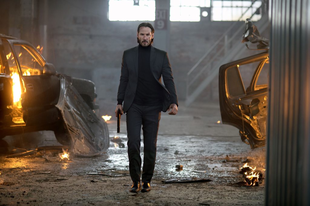 John Wick 2 : Keanu Reeves tiré à quatre épingles sur un poster John Wick 2 : Keanu Reeves tiré à quatre épingles sur un poster