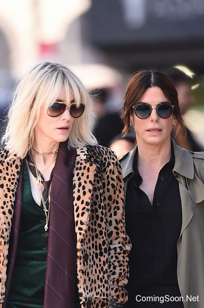 Les premières photos du tournage de Ocean’s 8, spin-off de la franchise !
