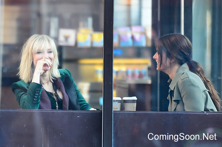 Les premières photos du tournage de Ocean’s 8, spin-off de la franchise !