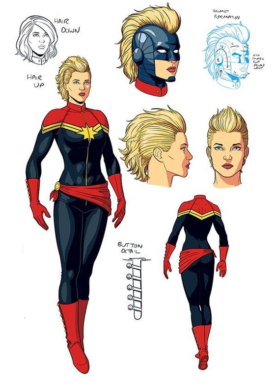 Captain Marvel : un artwork du costume et les réalisateurs dévoilés !