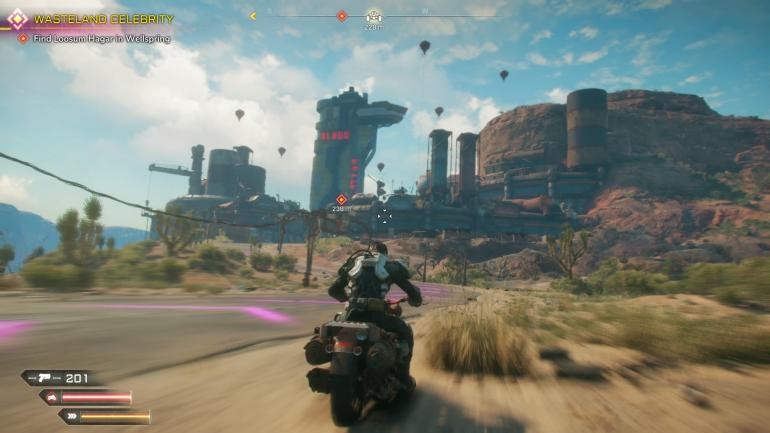 Rage2, moto