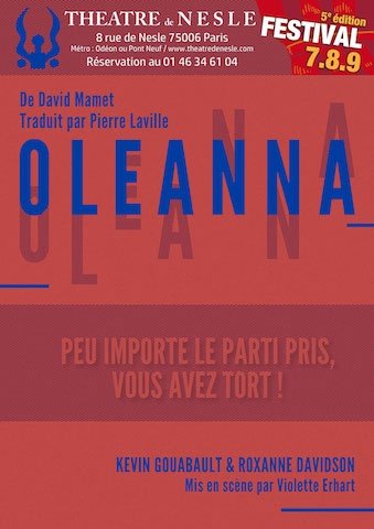 Critique spectacle – Oleanna