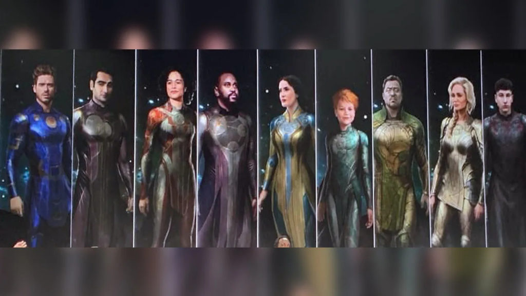 Un premier aperçu des Eternals fuite Un premier aperçu des Eternals fuite