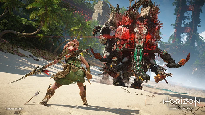 Le gameplay d'Horizon Forbidden West est flamboyant