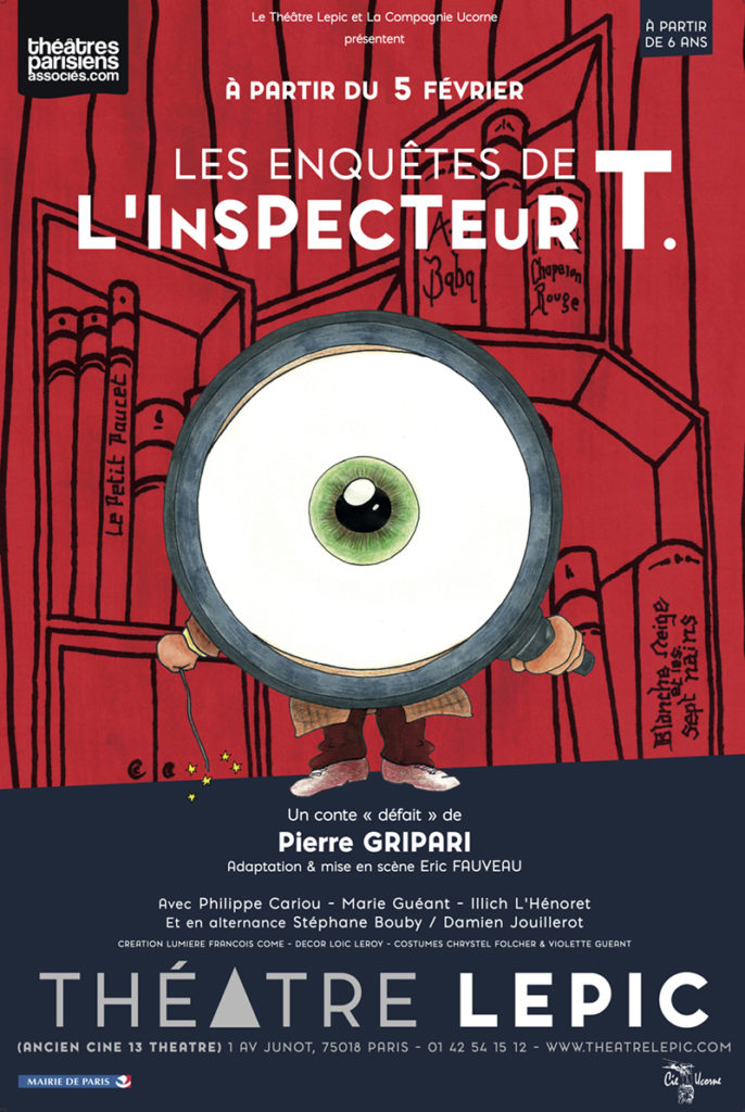 Concours Les Enquêtes de l'Inspecteur T : 3 x 2 places de spectacle à gagner