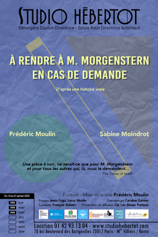 Critique À rendre à M. Morgenstern en cas de demande