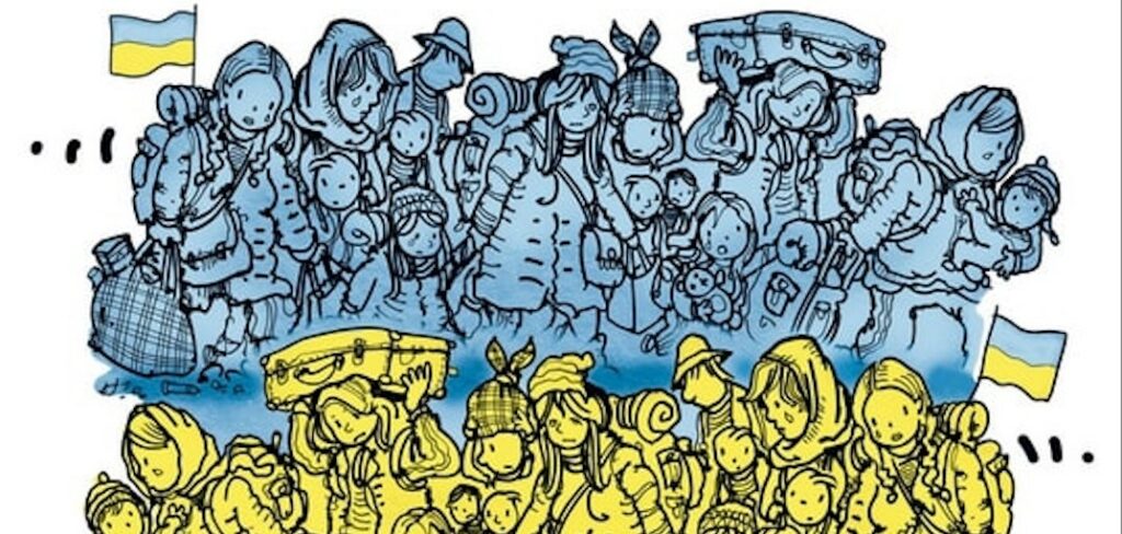 Critique Fichez-nous la paix ! : dessine-moi la guerre en Ukraine Critique Fichez-nous la paix_1