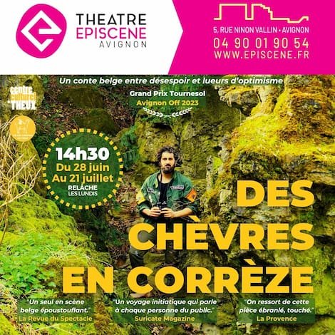 Des chèvres en Corrèze_affiche